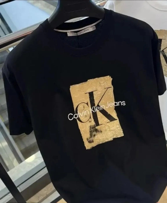 Men’s Black Graphic Print T-Shirt – Stylish Casual Streetwear Tee