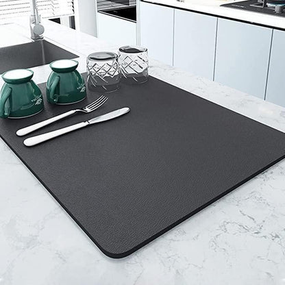 Waterproof Dish Drying Mat – Stain-Resistant Kitchen Countertop Mat | Pack of 2