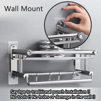 Self-Adhesive Wall Hooks – Multipurpose No-Drill Hooks for Home | Pack of 10