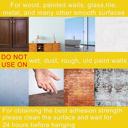 Self-Adhesive Wall Hooks – Multipurpose No-Drill Hooks for Home | Pack of 10
