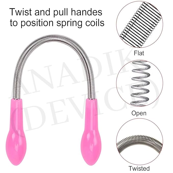 Portable Facial Hair Remover & Reusable Hair Removal Tool (2 pcs)