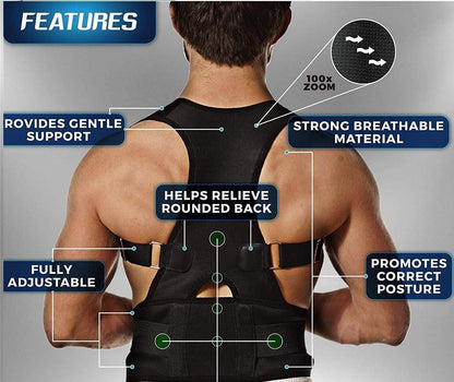 Adjustable Posture Corrector & Back Support Belt Unisex