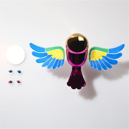 Moving Wing Car Ornament – Wind-Powered Flapping Bird Wings | Car Exterior Decoration