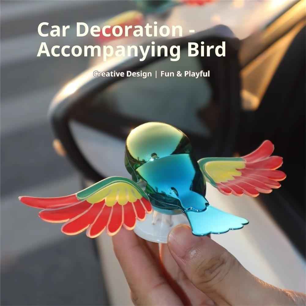 Moving Wing Car Ornament – Wind-Powered Flapping Bird Wings | Car Exterior Decoration