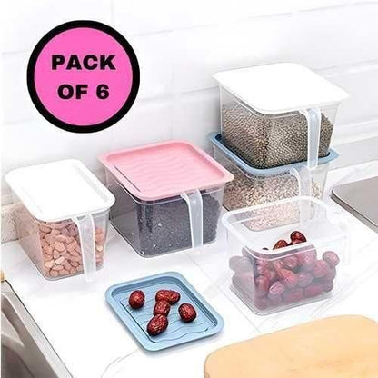 Unbreakable Kitchen Storage Basket Set – Pack of 6 | Multipurpose Organizer