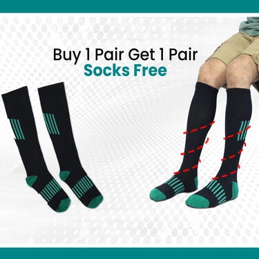 Daily Wear Advanced Compression Socks – Foot & Leg Support for Comfort (Pack of 2)