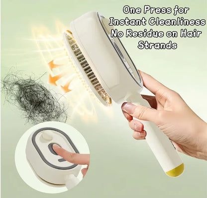 3-in-1 Electric Scalp Massager – Scalp Spa & Hair Care Brush – Essential Oil Mist, Red Light Therapy & Relaxing Scalp Care