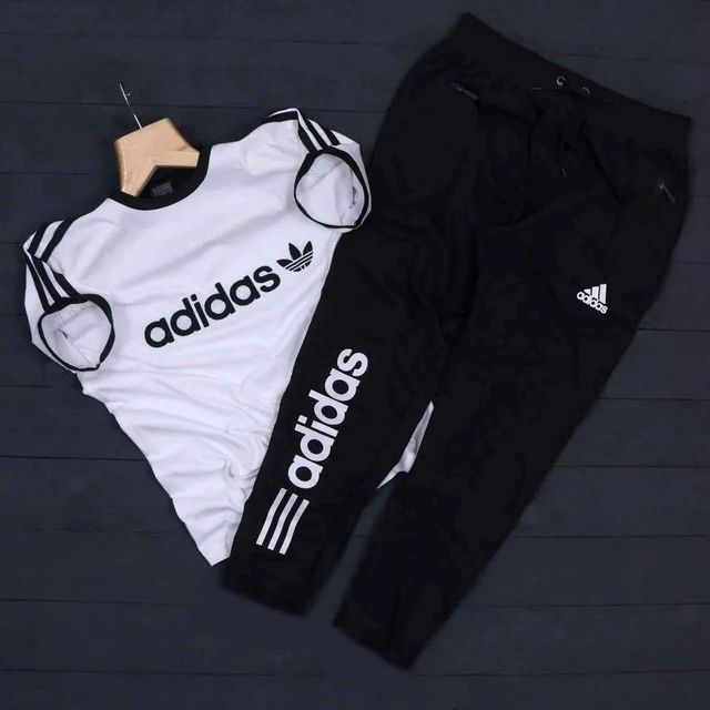 Adidas summer tracksuit (Maroon & Black)