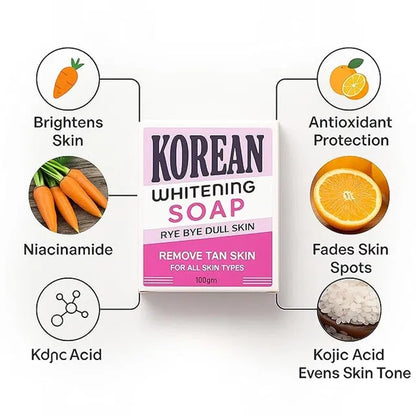 Korean Whitening Soap Bars  (BUY 1 GET 1 FREE)